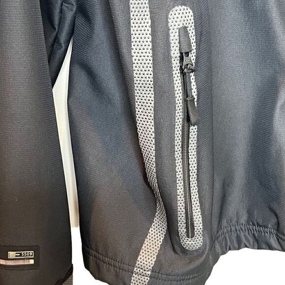 Caterpillar black fleece lined weatherproof jacket size L - Picture 8 of 16